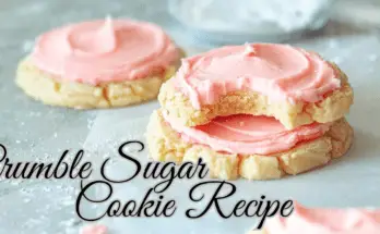 Crumble Sugar Cookie Recipe