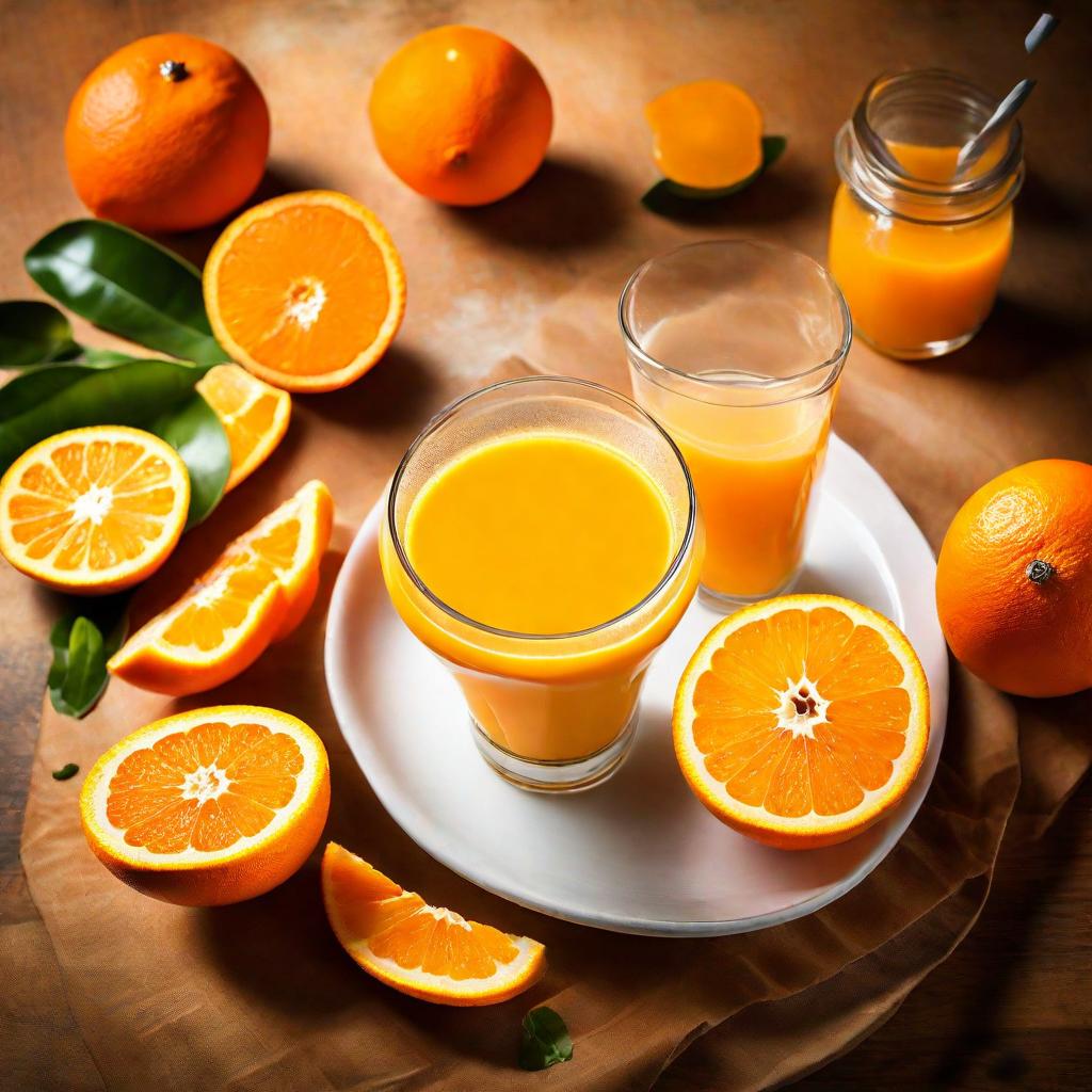 Enhance with Fresh Orange Juice