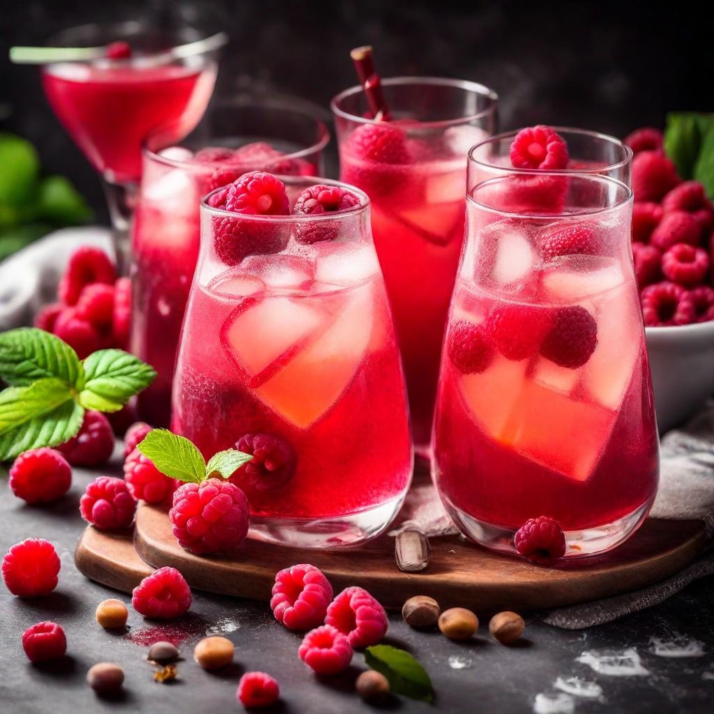 Relaxation Raspberry Mocktail: